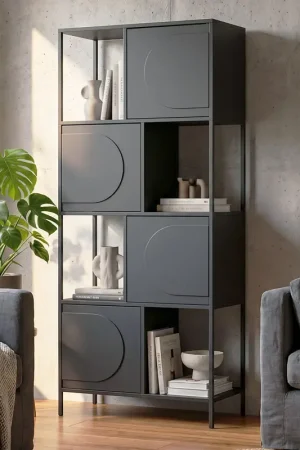 Étagère 'Atlanta' noire Prix Bas